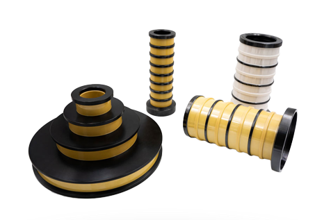 Konisch und zylindrisch geformte Ziehkonen und Ziehwalzen aus Zirkonoxid